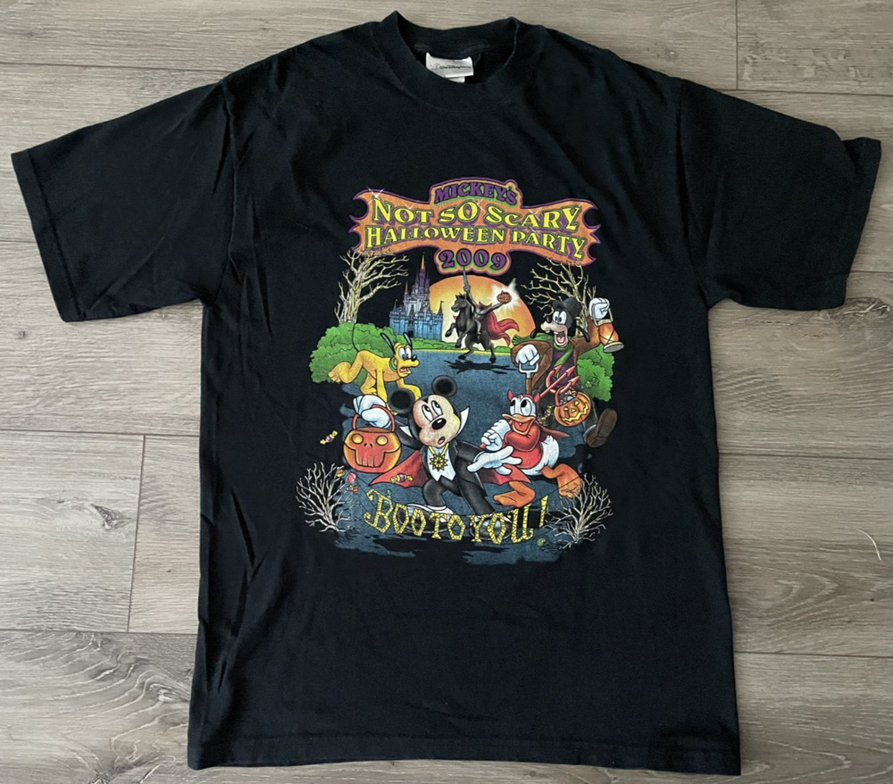 Disney Not So Scary Halloween 2009 Shirt – Mickey Mouse